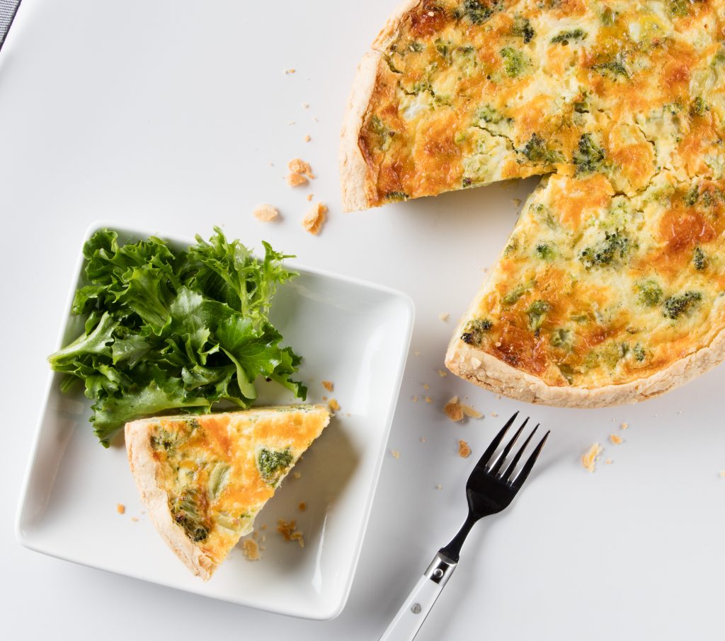 Broccoli & Pancetta Quiche 1